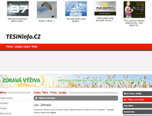 Tablet Screenshot of firmy-sluzby.tesininfo.cz