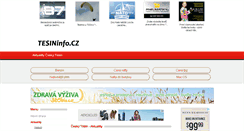 Desktop Screenshot of aktuality.tesininfo.cz