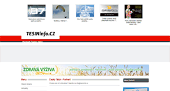 Desktop Screenshot of partneri.tesininfo.cz