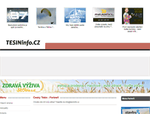 Tablet Screenshot of partneri.tesininfo.cz