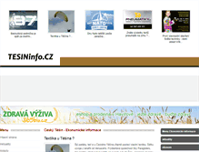 Tablet Screenshot of ekonom.tesininfo.cz