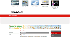 Desktop Screenshot of inzerce.tesininfo.cz